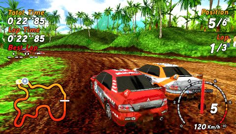 Sega Rally Revo screenshot 5 for PSP